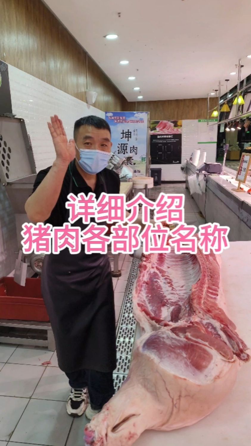 详细介绍猪肉各部位名称