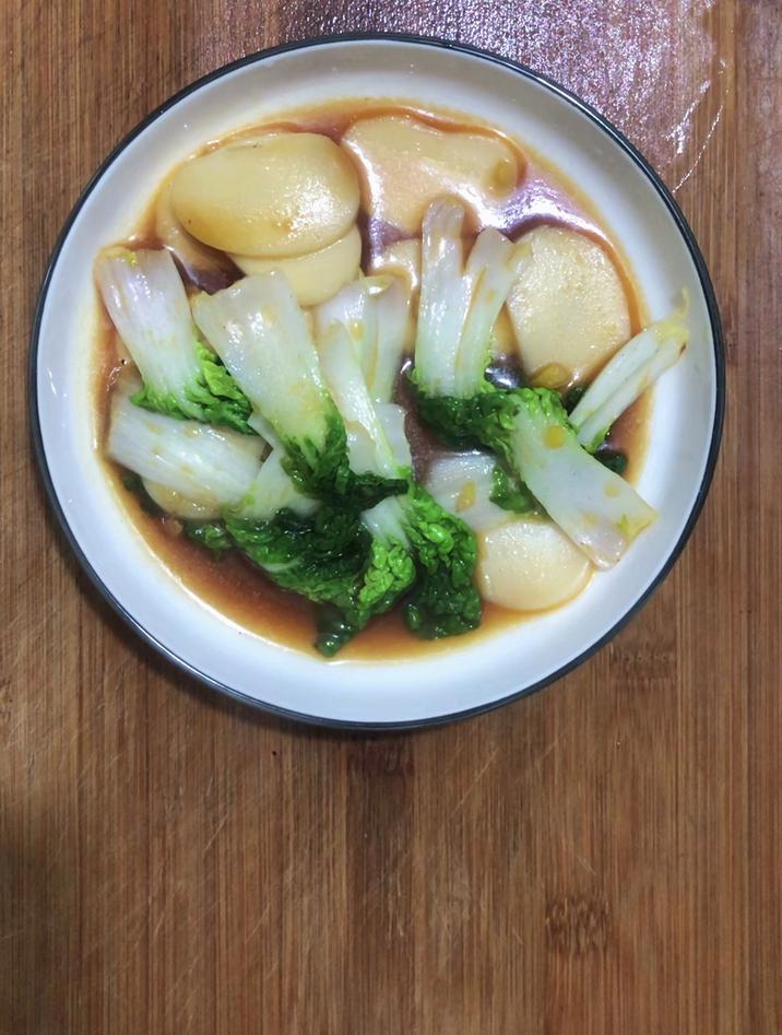 正宗炒年糕片的做法,跟我这样做,简单好吃