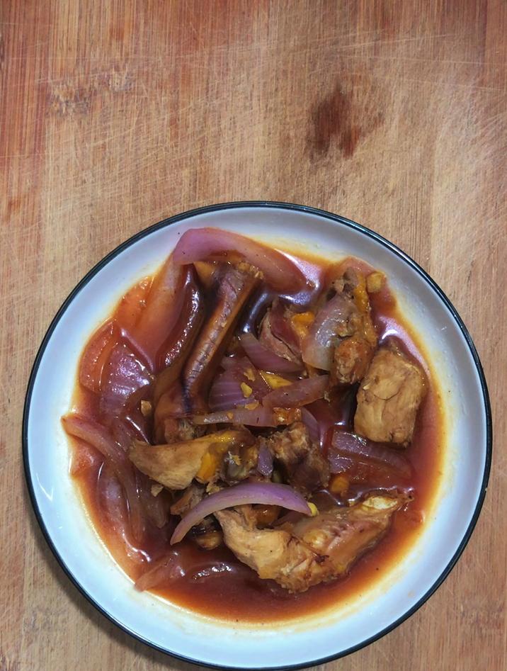怎么炖鸡好吃又简单,分享一道鸡肉炖洋葱