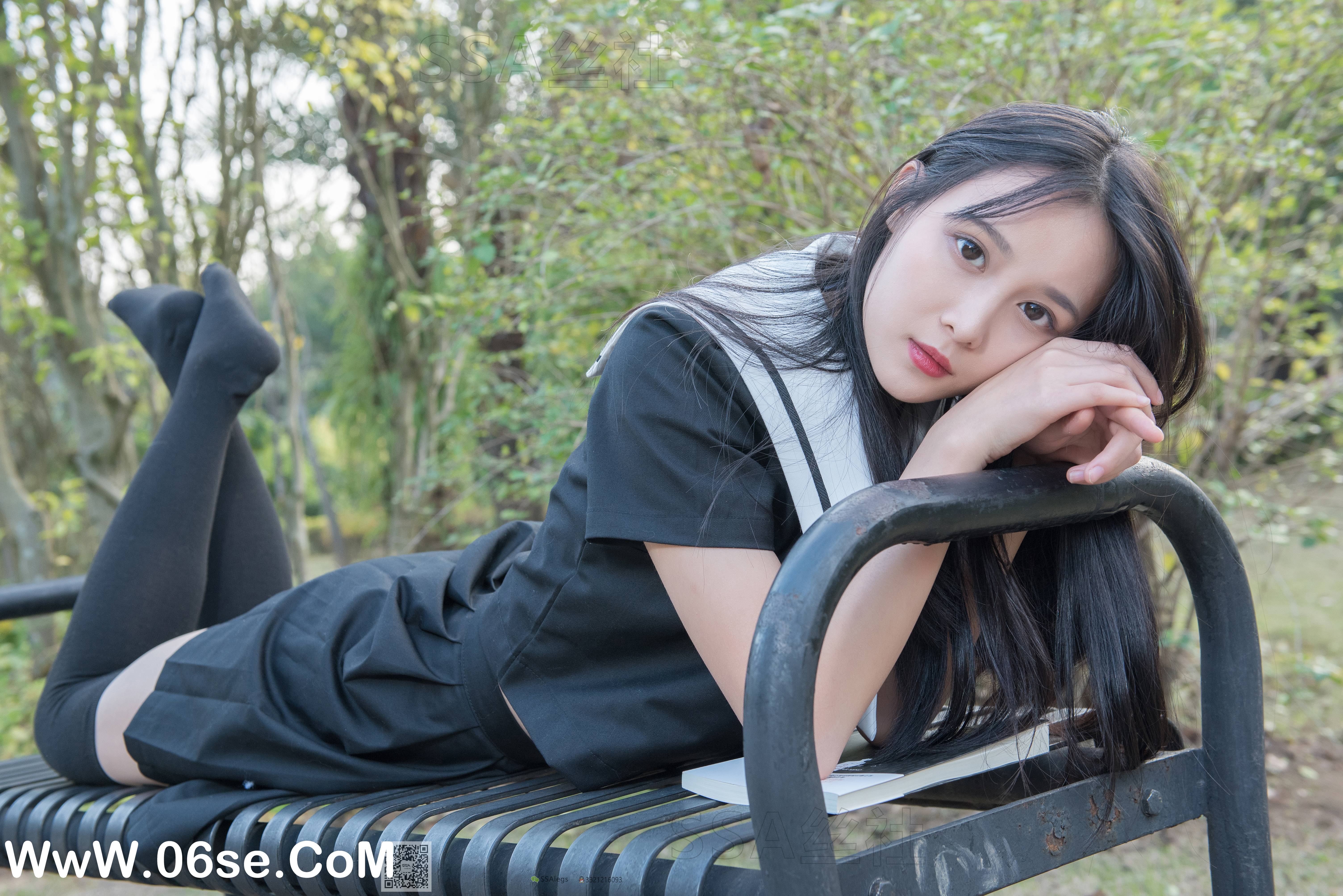 图片[76]-[SSA丝社] NO.060 君君 JK制服游公园[111P2.00G]-六色网