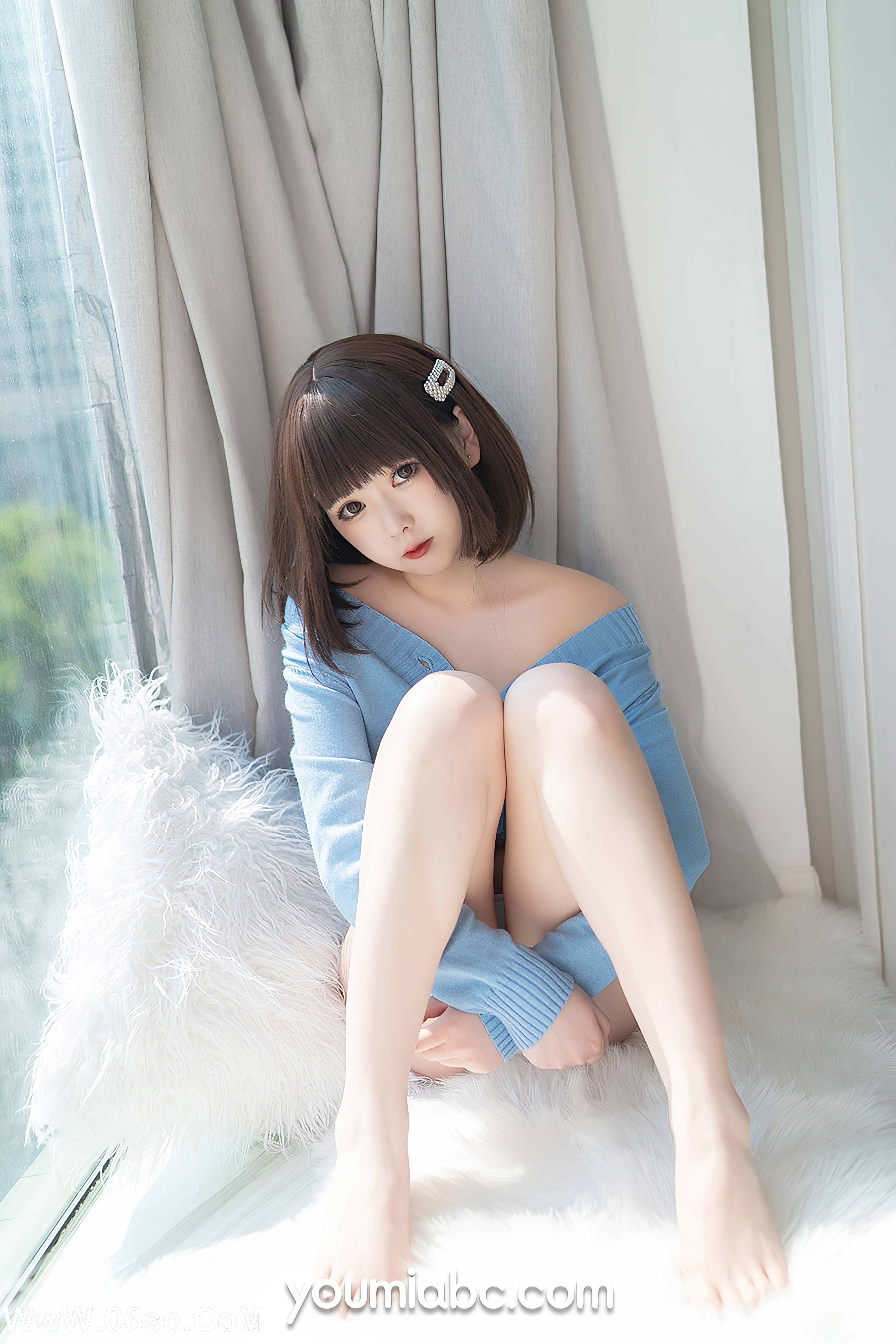 图片[21]-[YouMi尤蜜] 2020.11.30 薄荷蓝之夏 向小圆[34+1P511M]-六色网