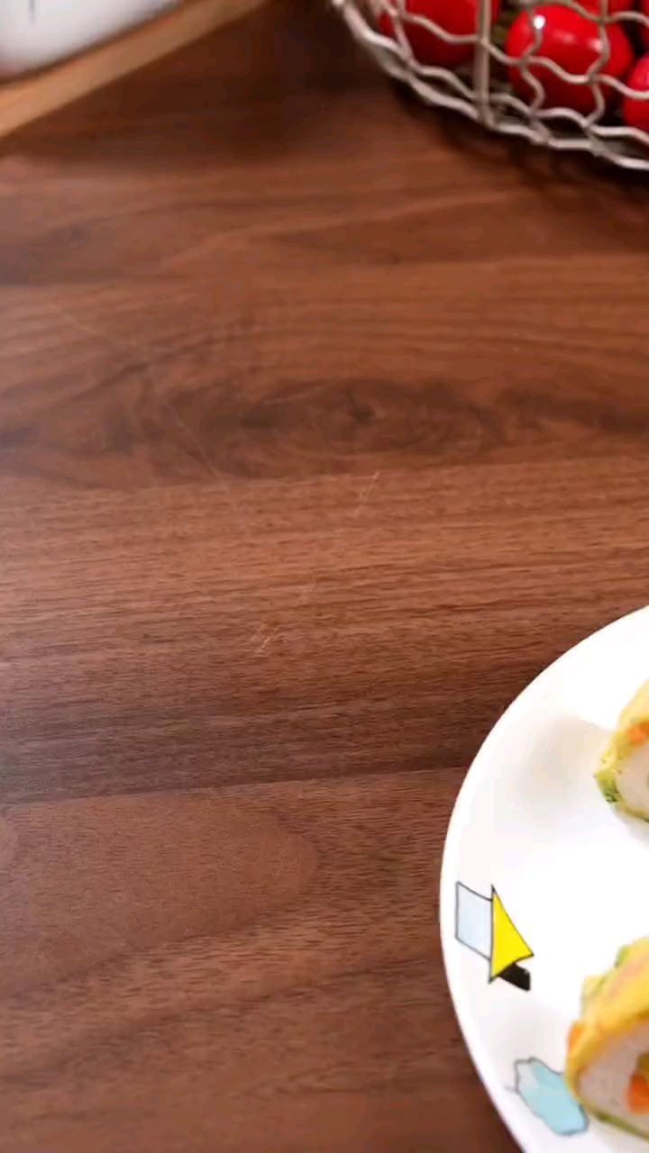 健康好吃的山药鸡蛋卷