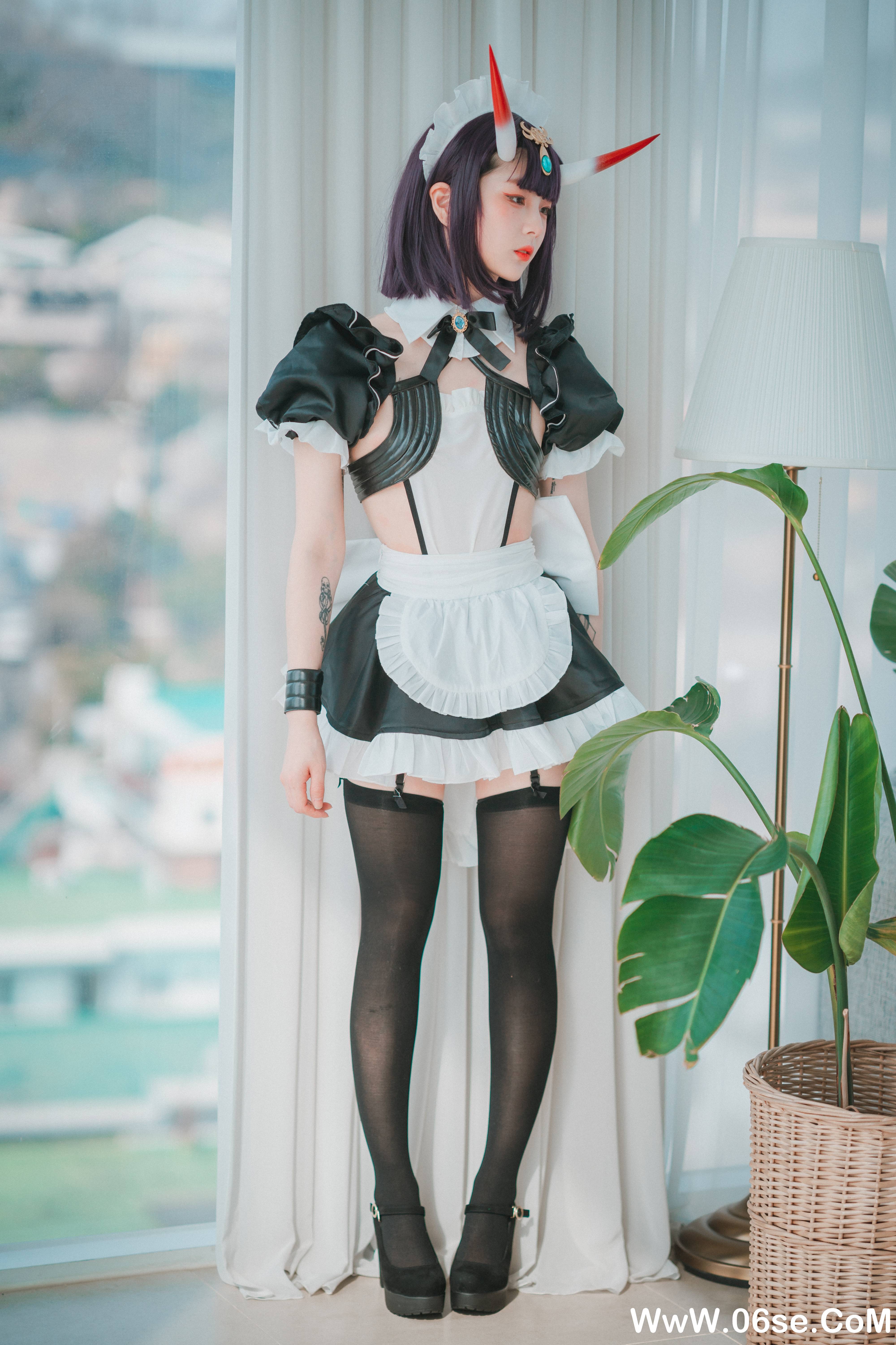 图片[33]-DJAWA – NO.104 Shuten Douji Maid [71P699M]-六色网
