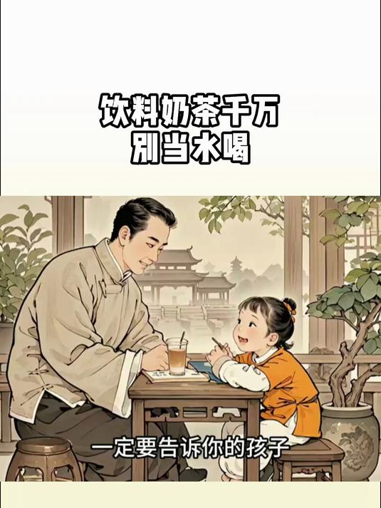 饮料奶茶千万别当水喝