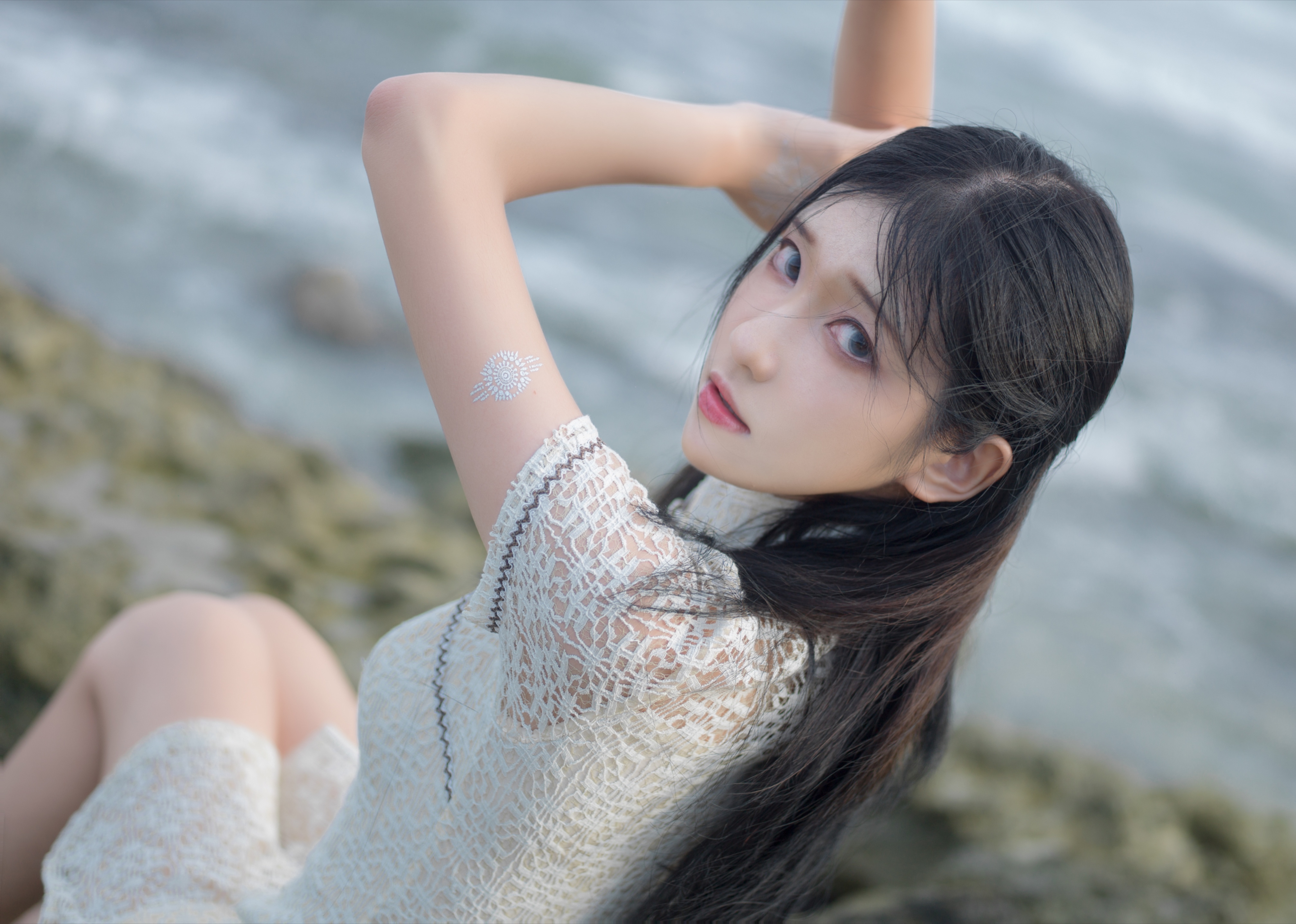 图片[2]-南桃 NO.007 – 白旗袍[11P26M]-六色网