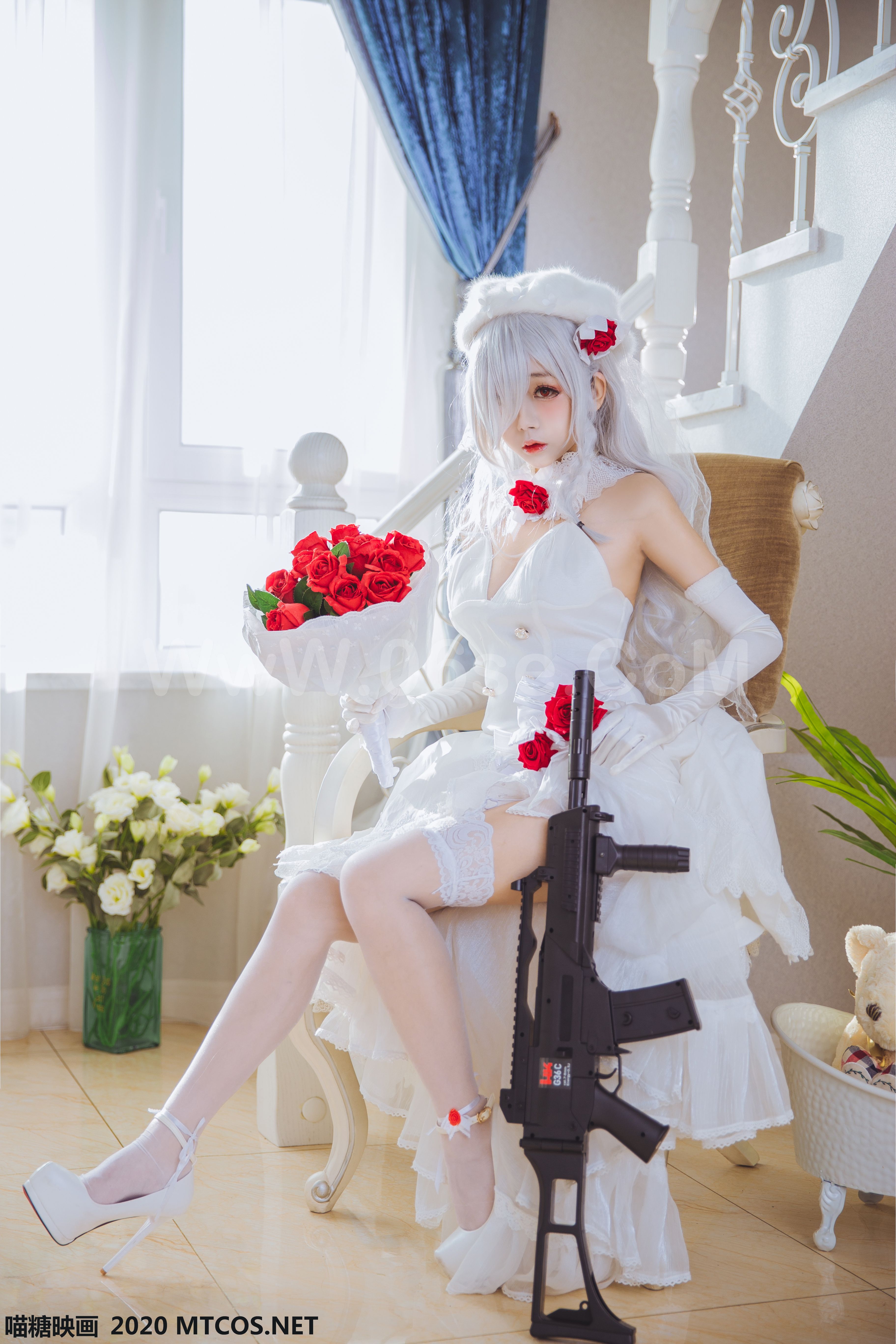图片[24]-[MTCos] 喵糖映画 Vol.123 花嫁COS-六色网