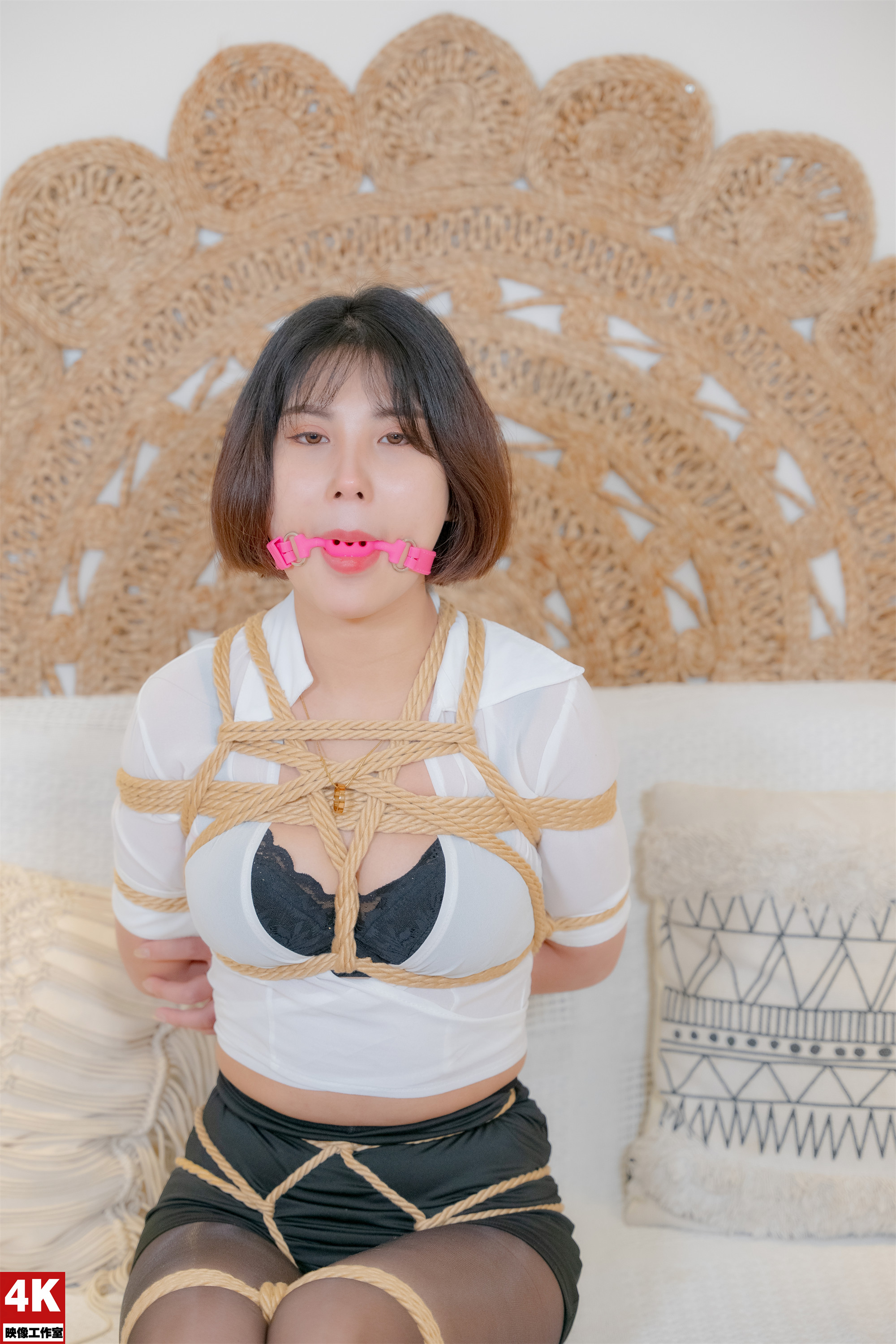 图片[74]-[Ligui丽柜] 2022.04.08 网络丽人 Model 小發-六色网