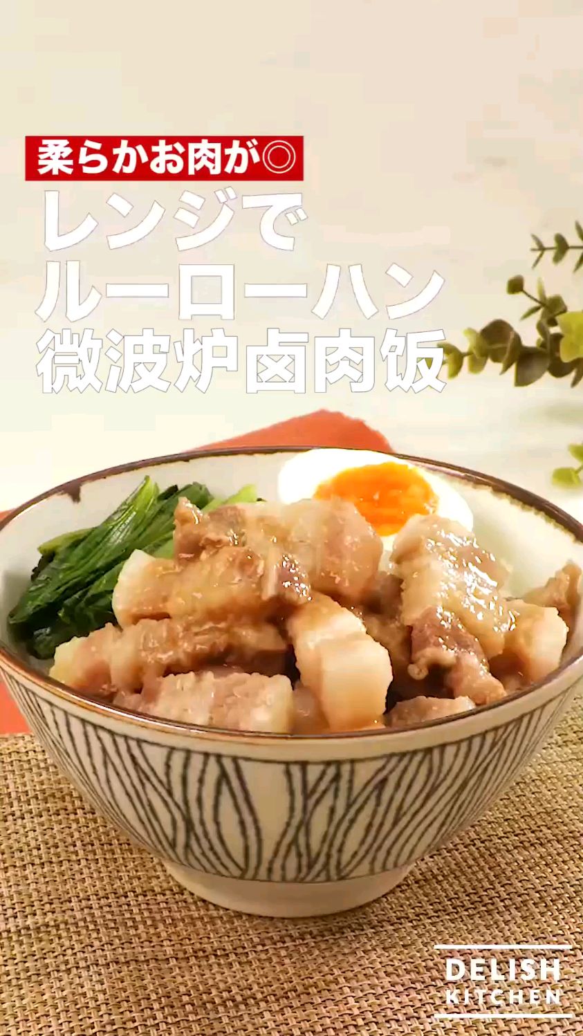 微波炉卤肉饭 盖饭简餐 台湾街头小吃食谱