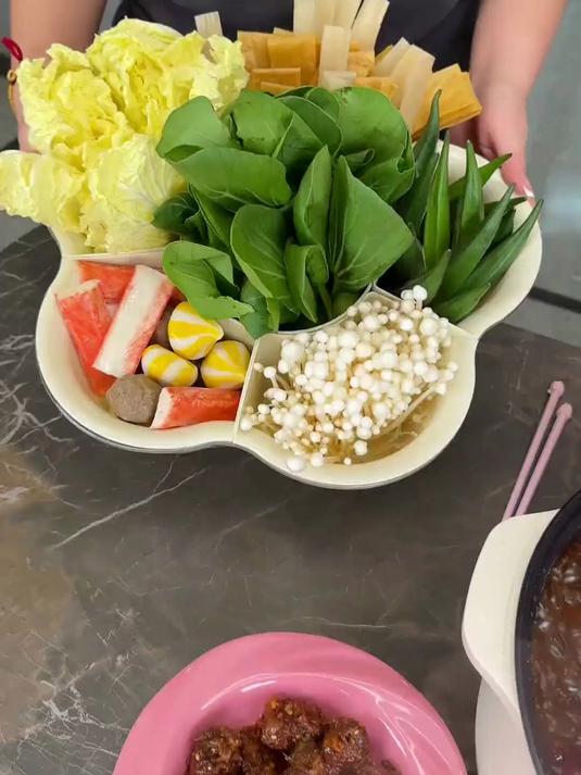 加厚旋转火锅沥水篮拼盘火锅菜盘火锅沥水篮可旋转火锅拼盘沥水篮