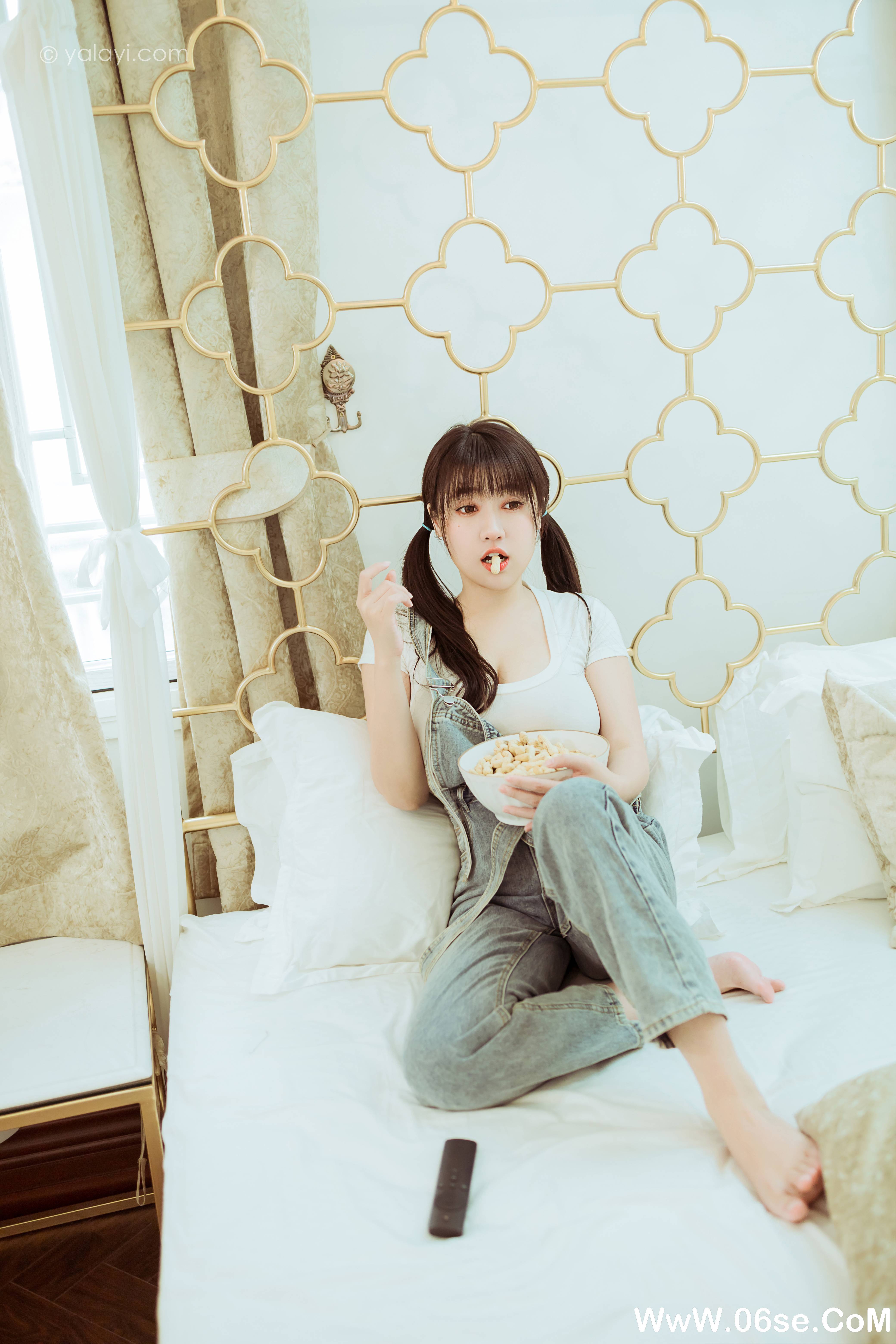 图片[41]-[YALAYI雅拉伊] 2022.03.22 NO.906 虞艺《开心宅家》[39+1P398M]-六色网