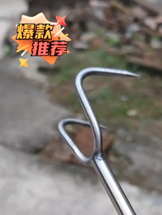 厨房神器不锈钢抓肉钩,稳抓食材,烹饪便利新宠