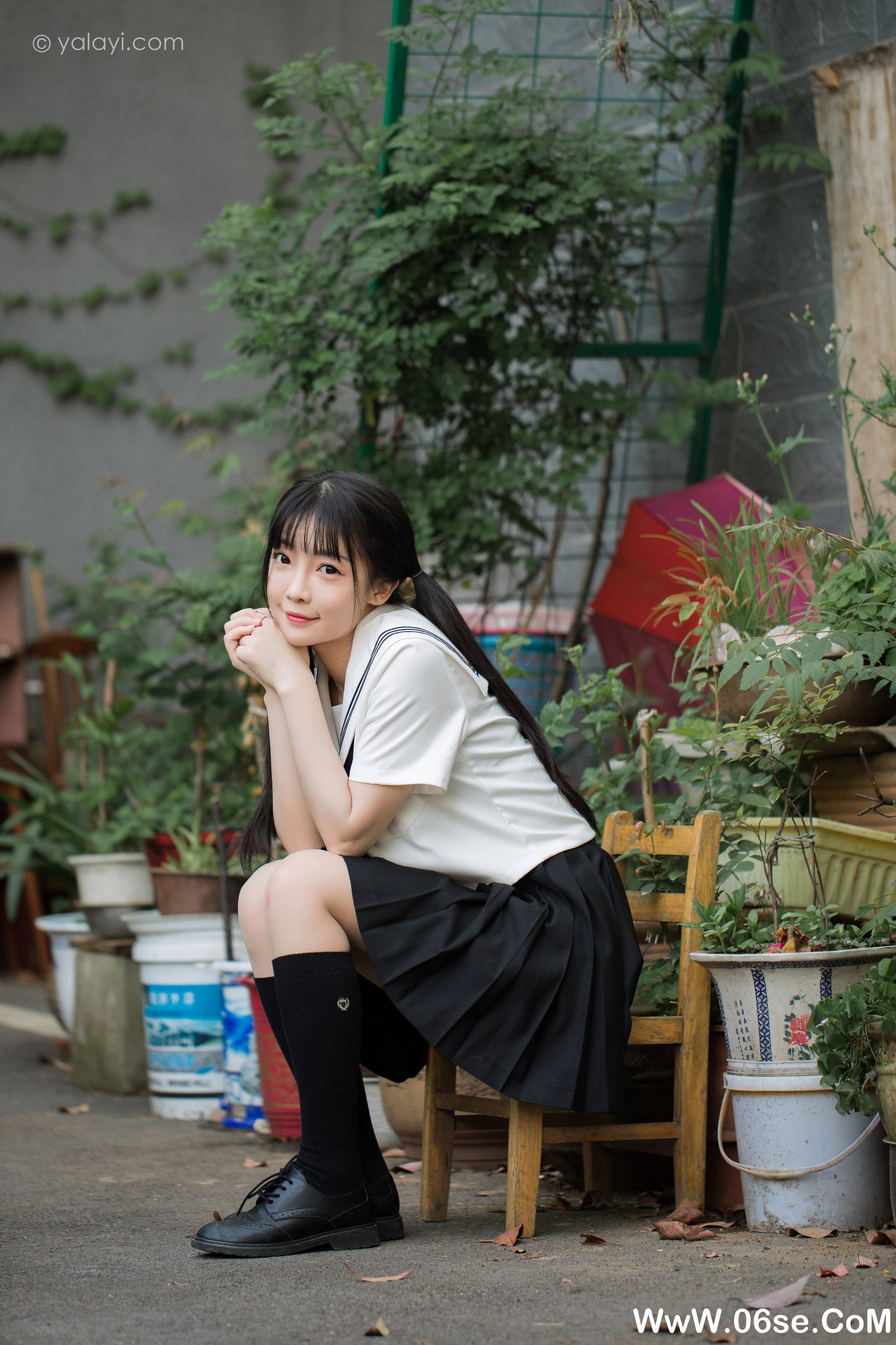 图片[40]-[YALAYI雅拉伊] 2020.07.20 NO.671 妙妙《放学一起走》[41P+1P360M]-六色网