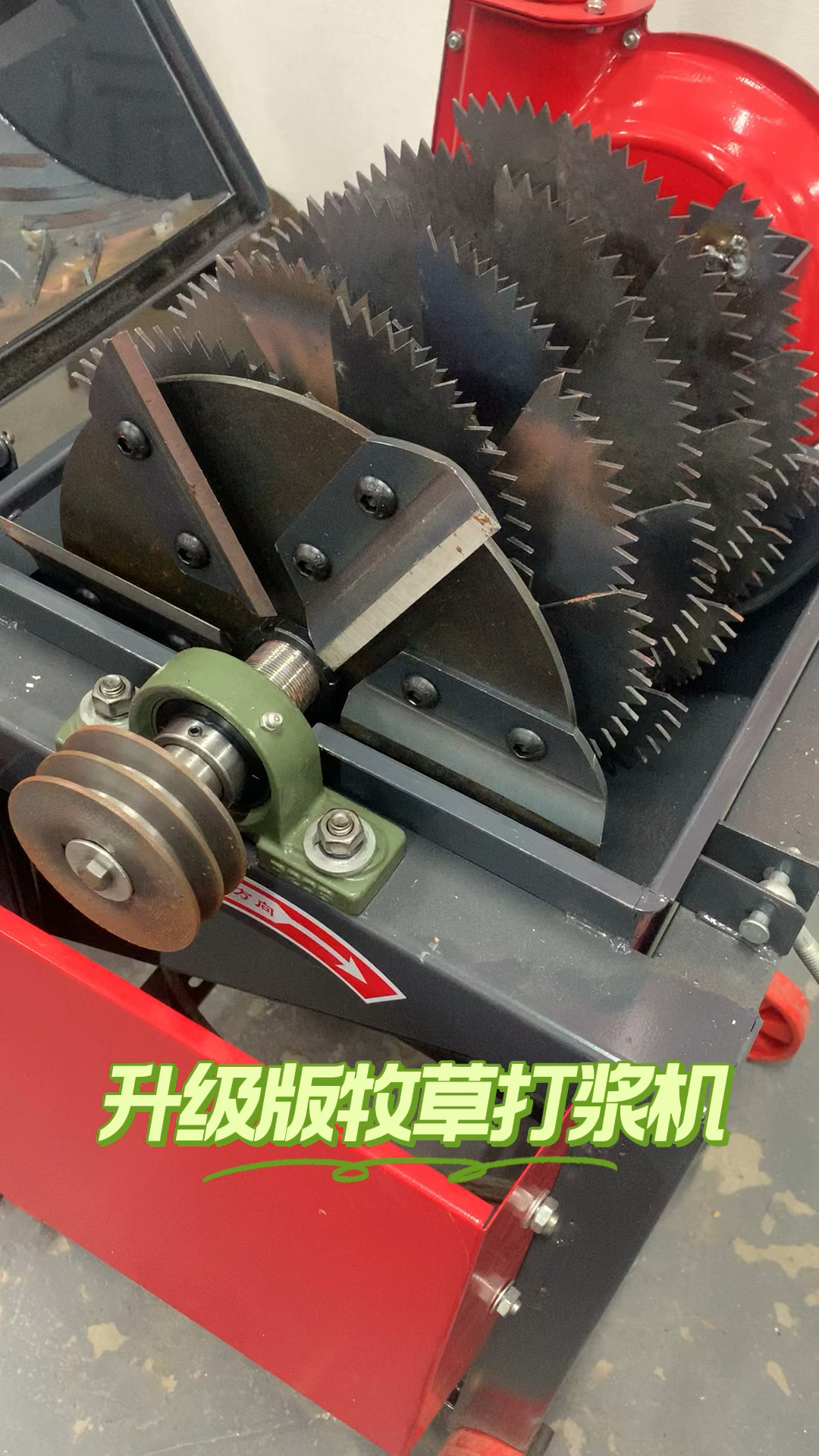 第6代养猪神器家用小型超细牧草打浆机适合养猪鸡鸭鹅鸵鸟兔可以粉碎青草干草五谷杂粮