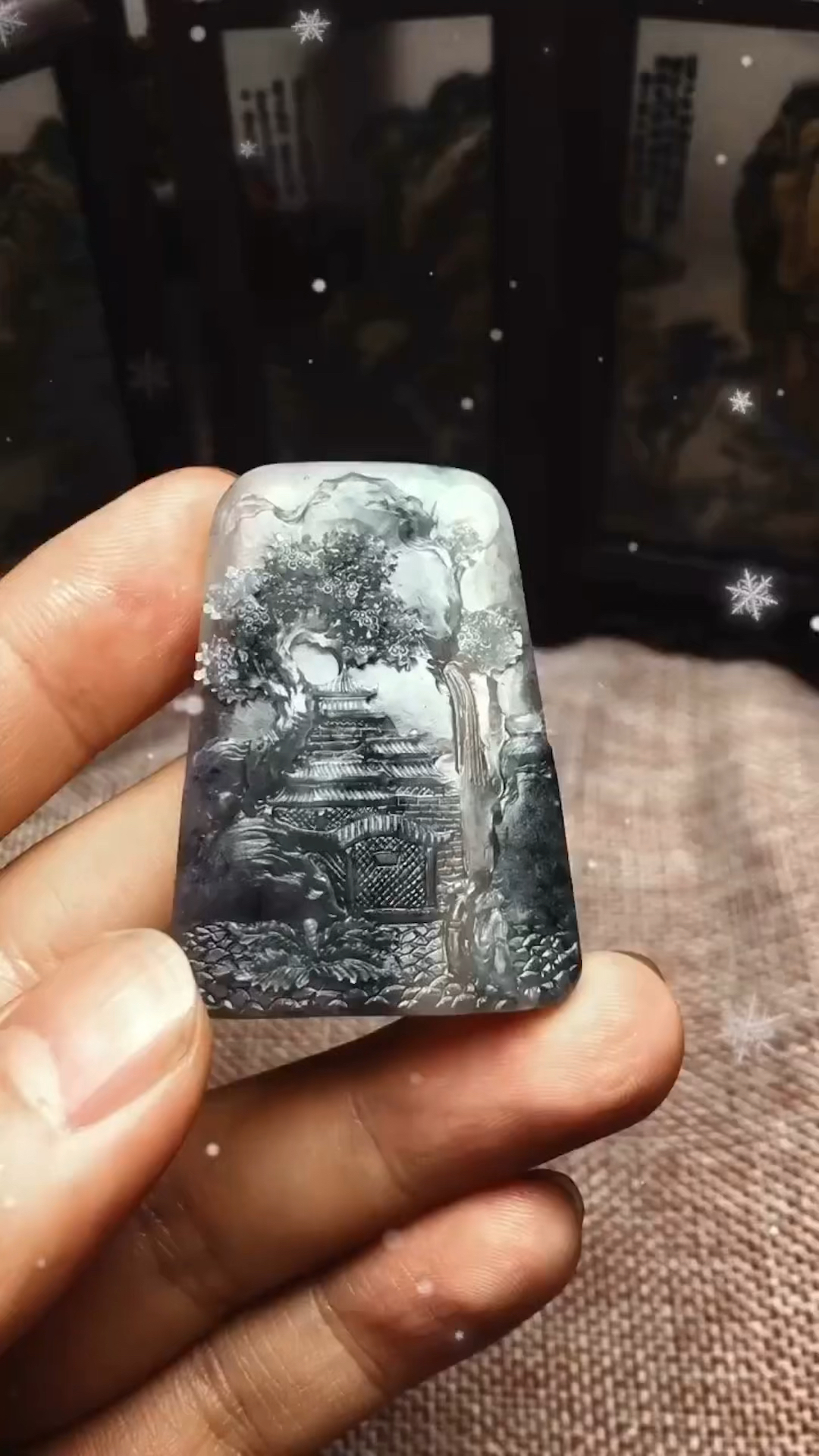 粉丝小姐姐定做的翡翠冰乌鸡牌子分享!