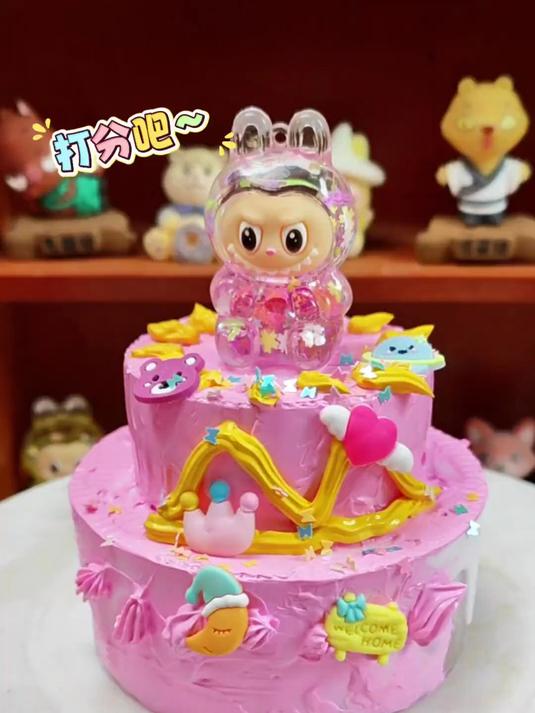 小黑子vs真爱diy小蛋糕#手工 #手工diy #手工制作