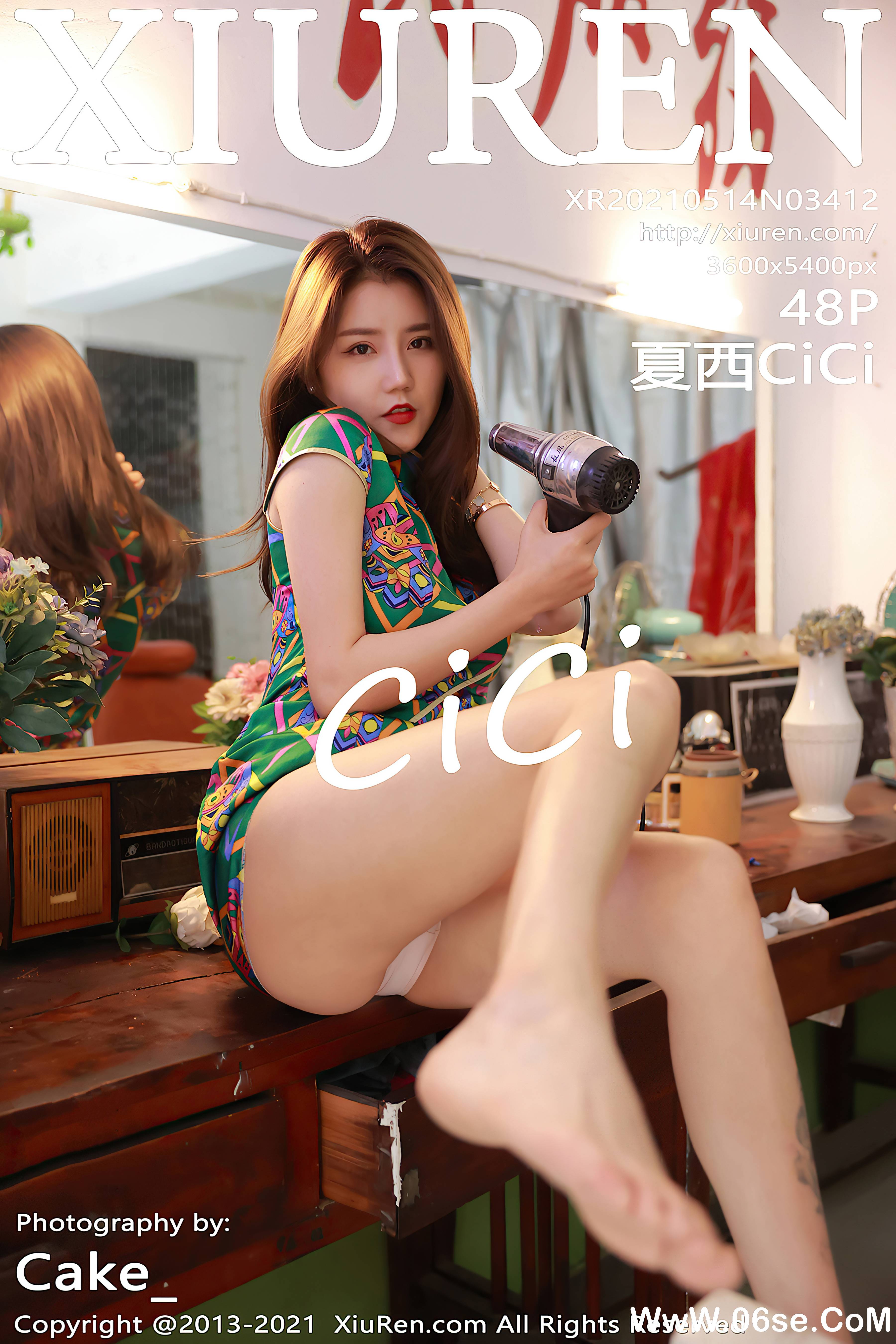 [XIUREN秀人网] 2021.05.14 NO.3412 夏西CiCi[48+1P473M]-六色网