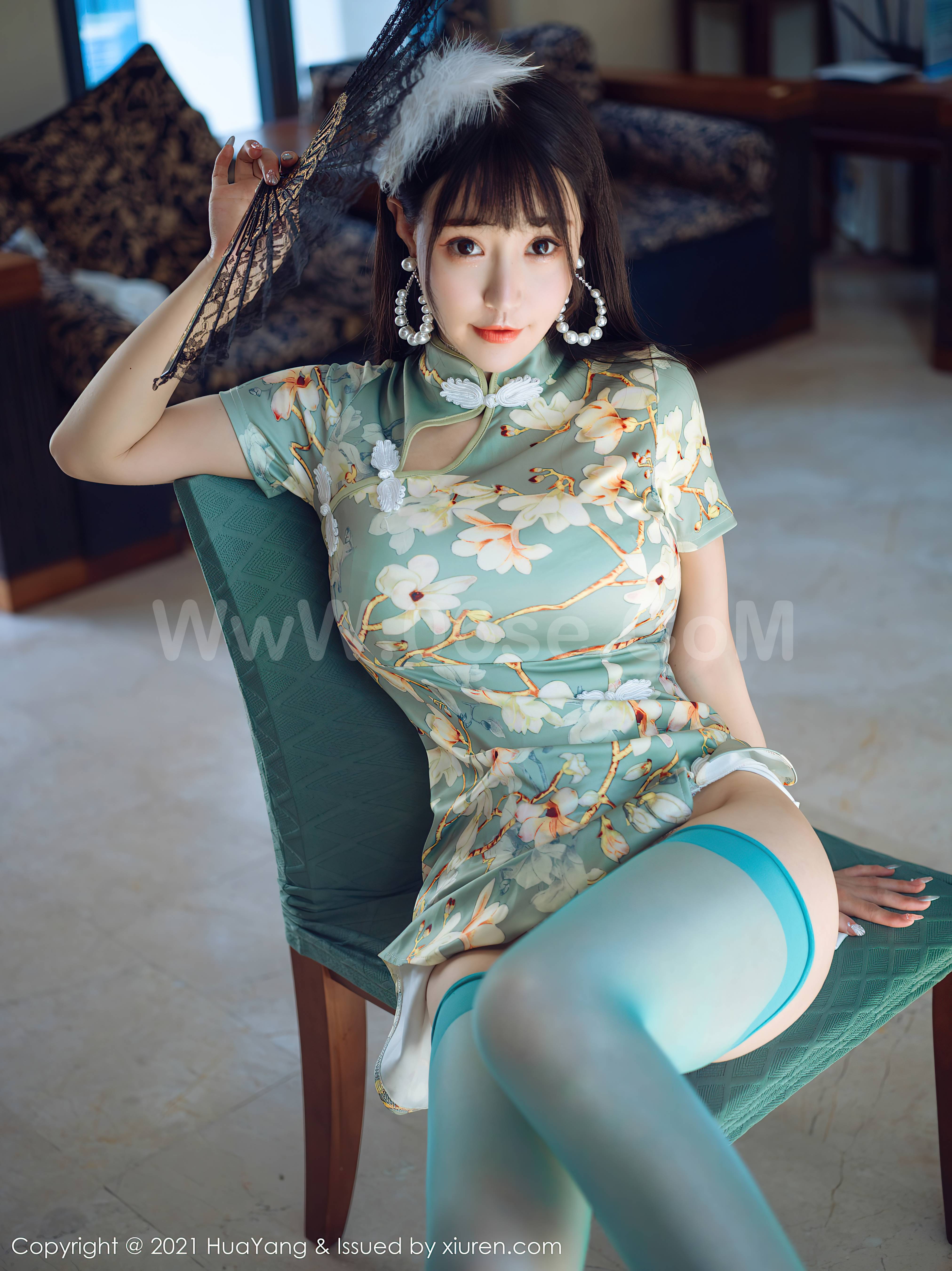 图片[4]-HuaYang Vol.390 Zhu Ke Er (朱可儿Flower)-六色网