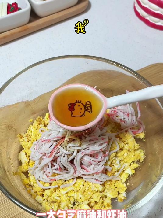 这个蟹黄拌饭也太适合我这个穷人了吧