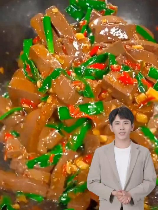鸭血炒韭菜要这样做