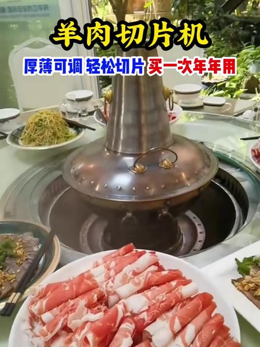 多功能切片机,一机多用,切骨切肉切菜,丝滑不伤手,太方便了!