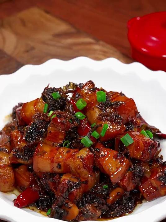 每次给家人做这个梅干菜烧肉
