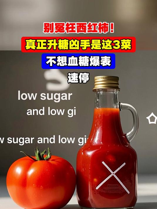 别冤枉西红柿!真正升糖凶手是这3菜,不想血糖爆表,速停