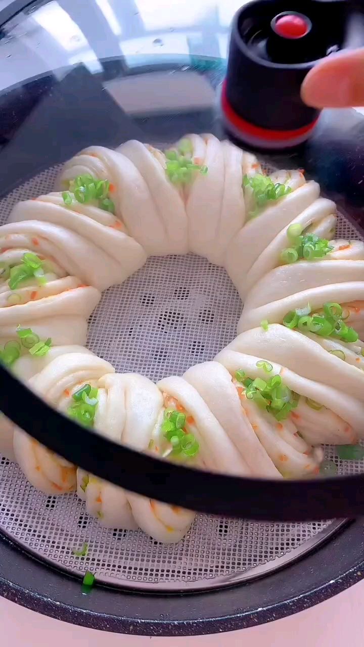 盘龙花卷做法教程 ,孩子不爱吃蔬菜,不爱吃饭一定要试试,