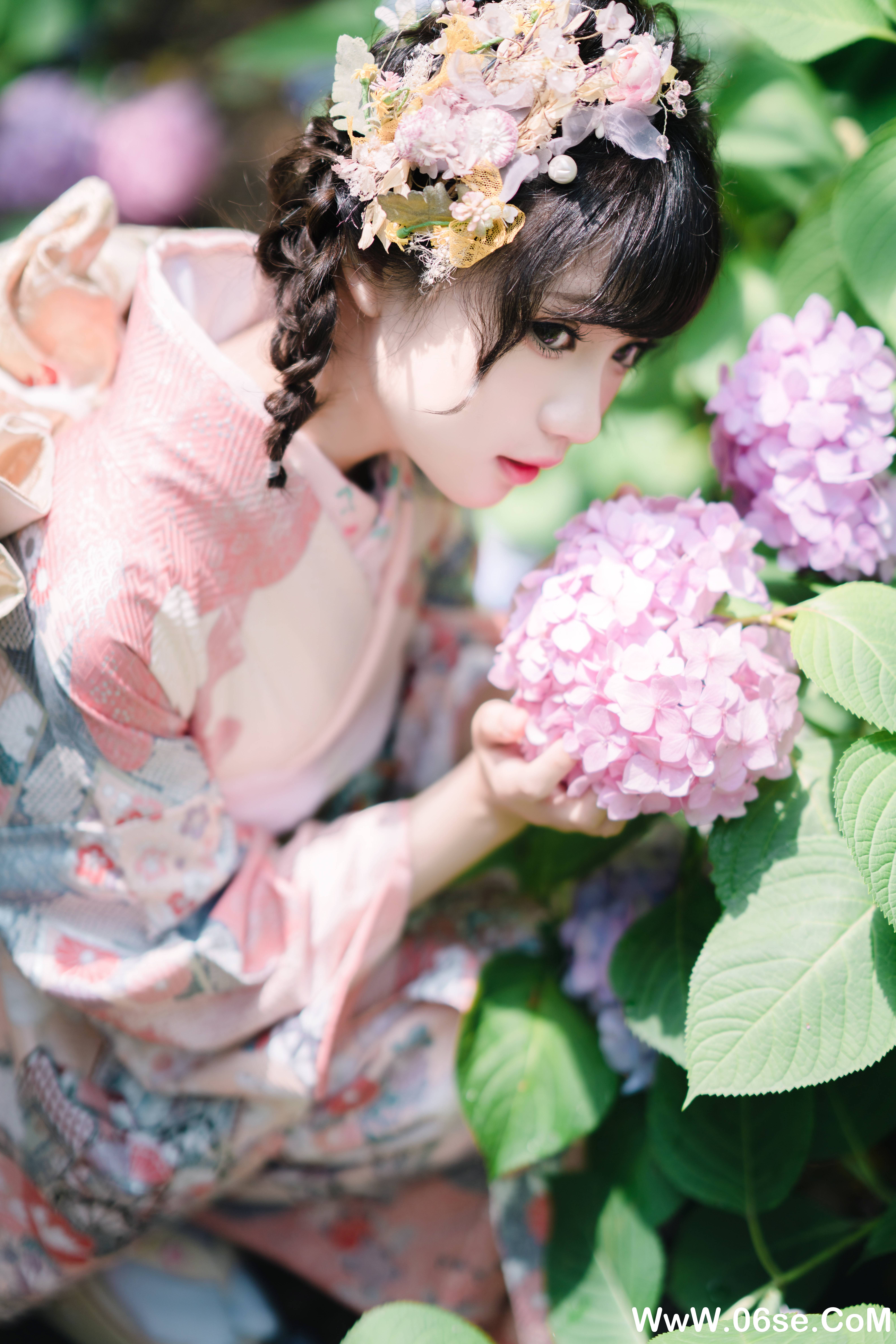 图片[12]-花柒hana NO.009 — 绣球花和服[18P437M]-六色网
