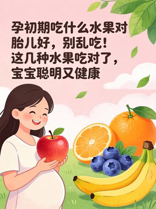 孕初期吃什么水果对胎儿好,别乱吃!这几种水果吃对了,宝宝聪明又健康