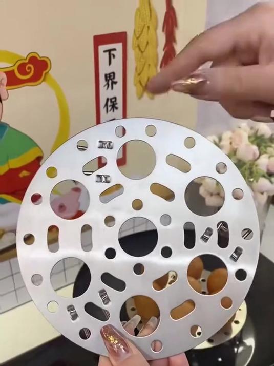 做早饭，热饭菜，用这款不锈钢蒸架真的很方便