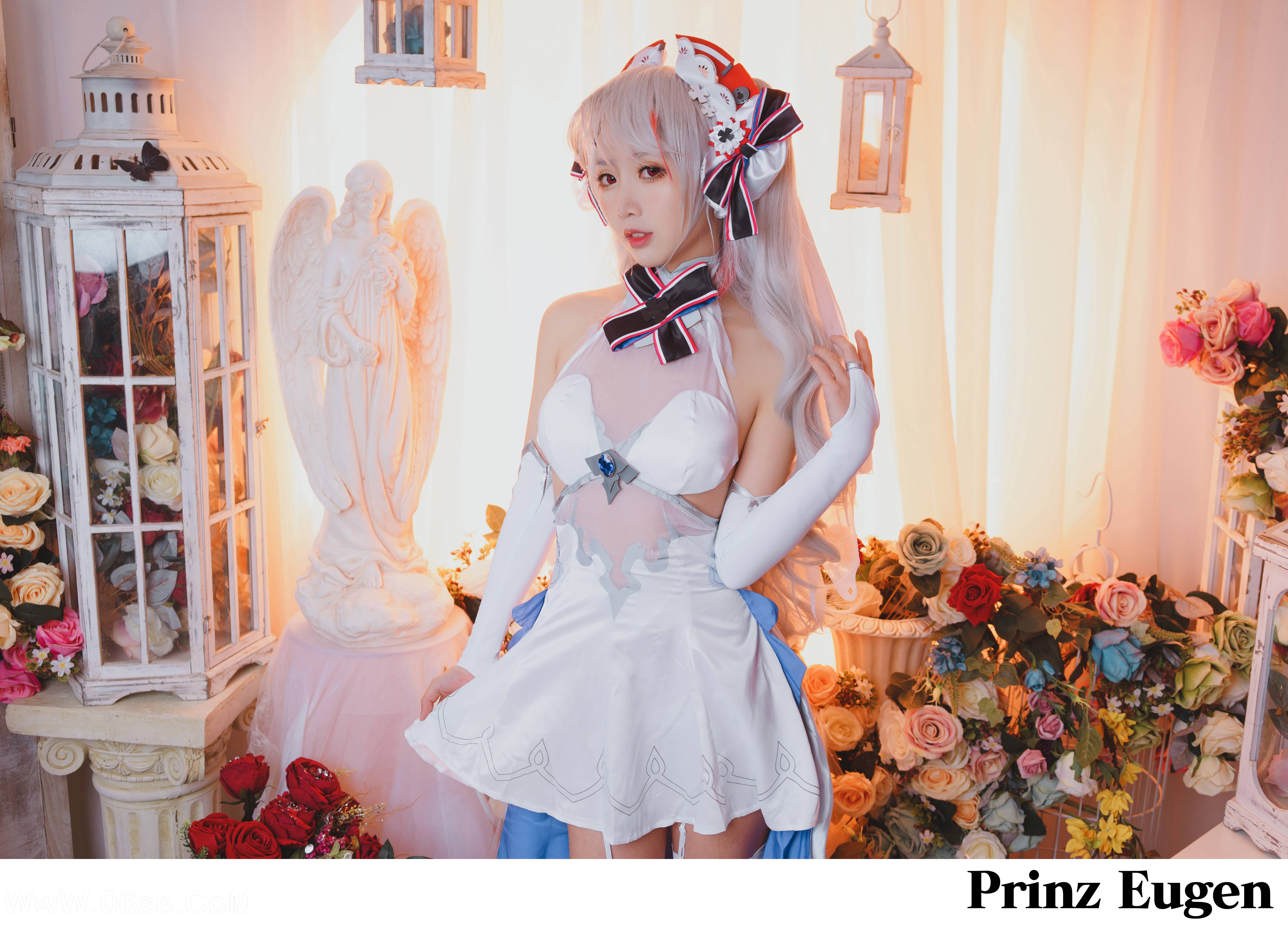 图片[7]-Coser面饼仙儿 NO.012 – 欧根花嫁[22P217M]-六色网