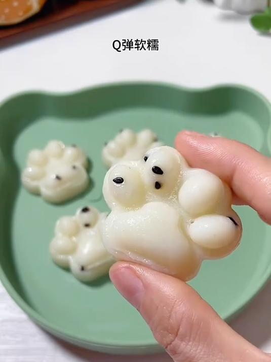 宝宝辅食-奶香大米糕