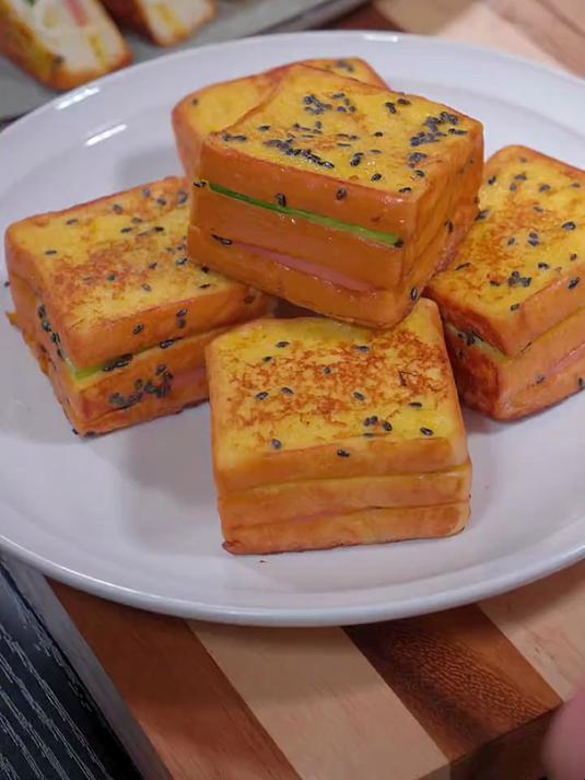 宝宝爱吃的早餐三明治