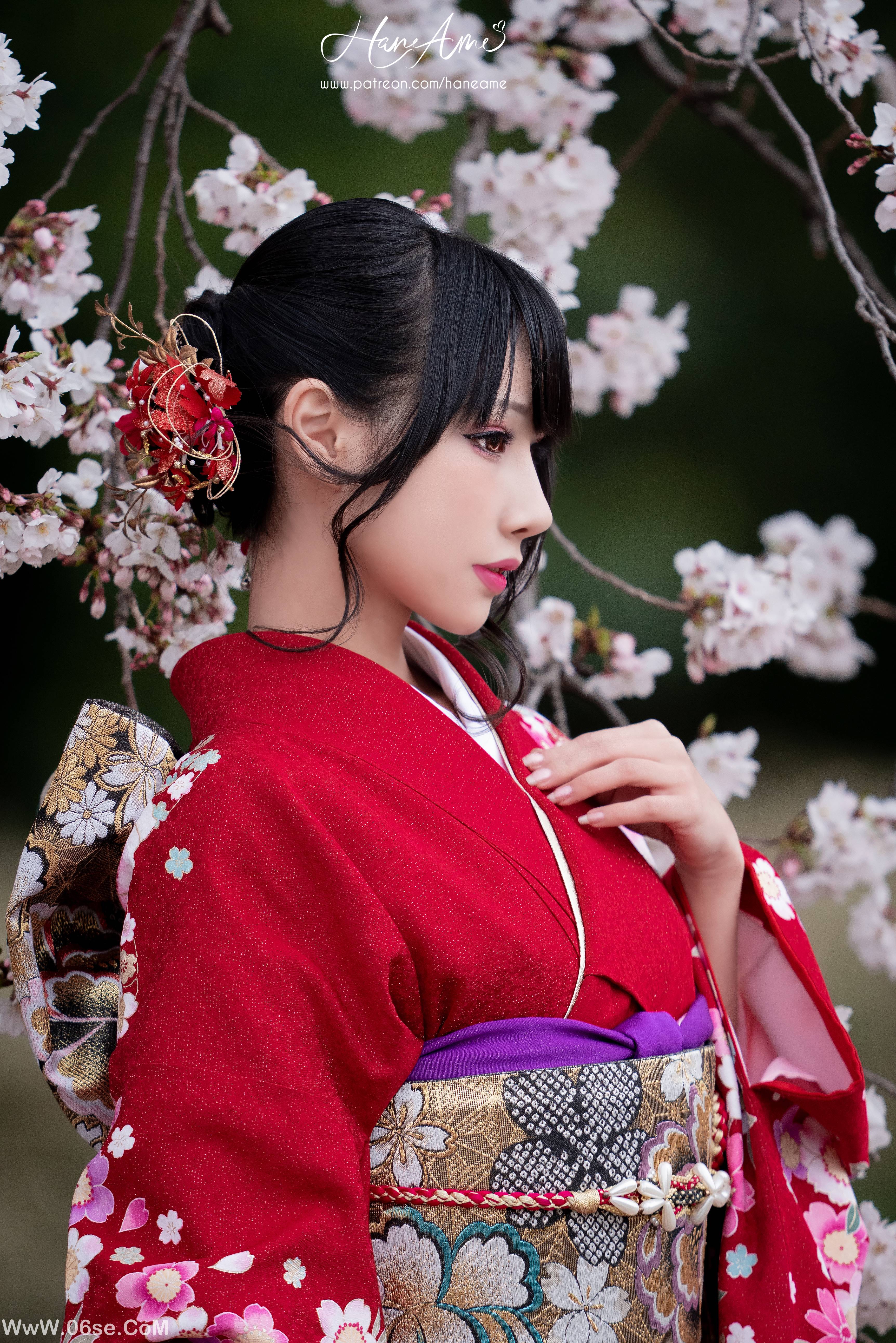 图片[6]-Hane Ame 雨波写真 NO.013 – 赤紅和服[38P736M]-六色网