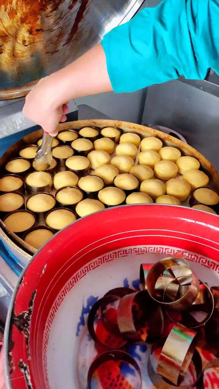 石磨黄金玉米饼,记录摆摊创业