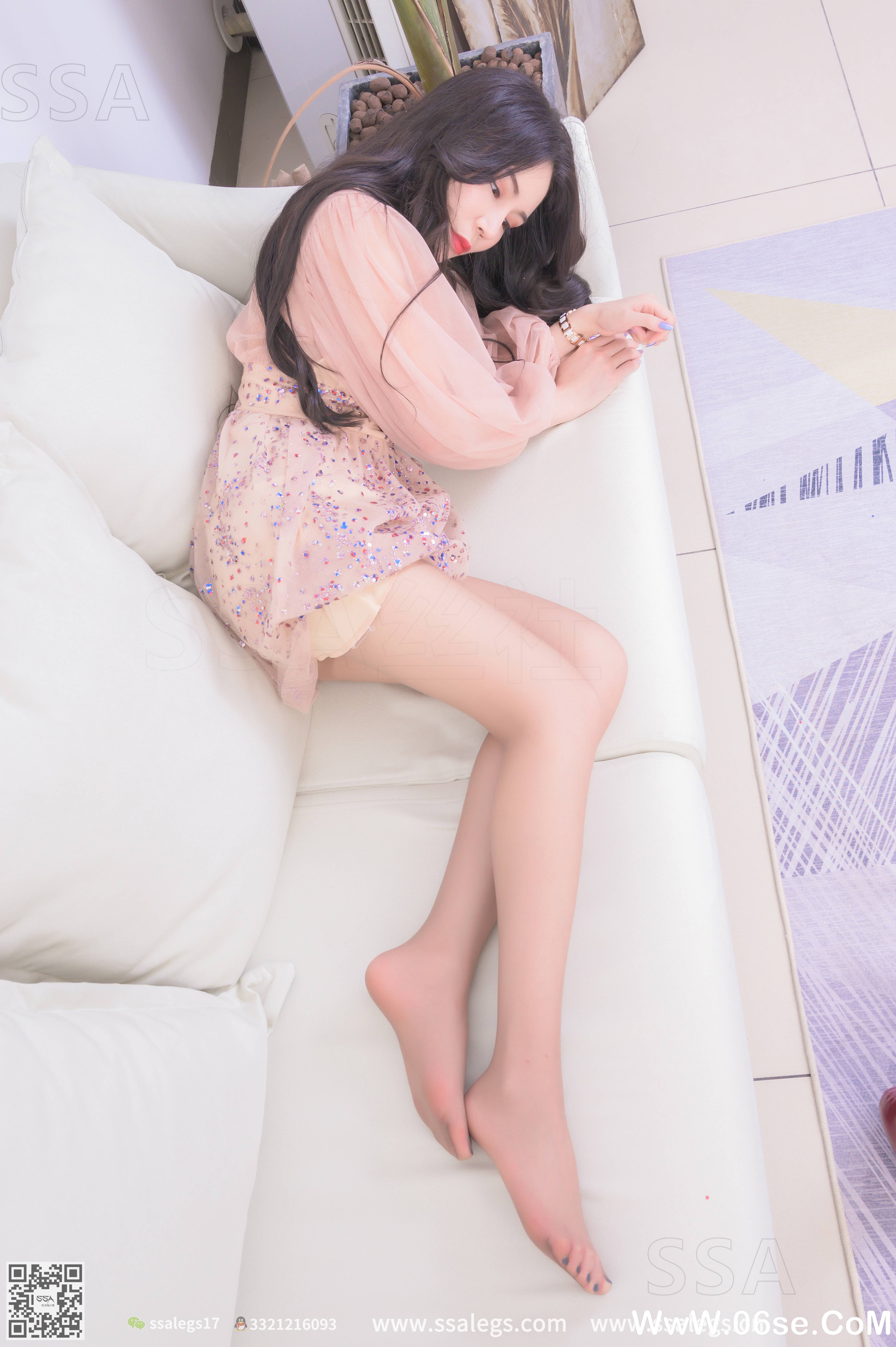 图片[99]-[SSA丝社] NO.313 娜娜美艳绝伦的御姐咖啡丝美腿[147P1.53G]-六色网