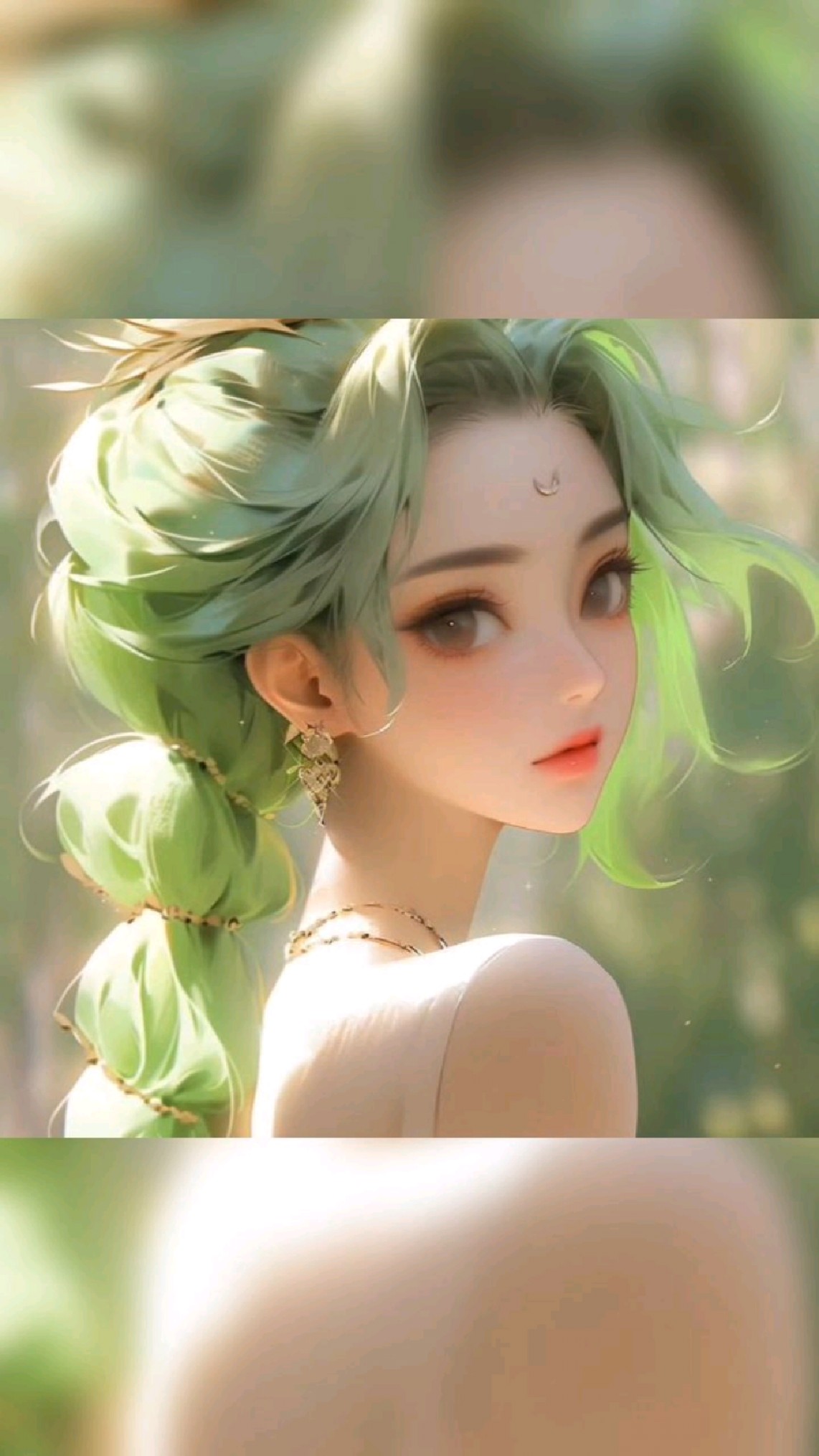 【动漫头像】绿色系少女专属头像