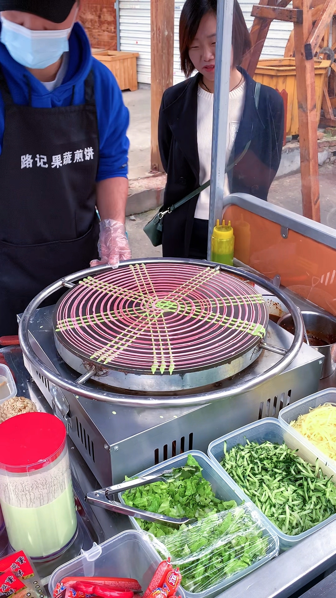 小姐姐要看花式煎饼,必须安排!