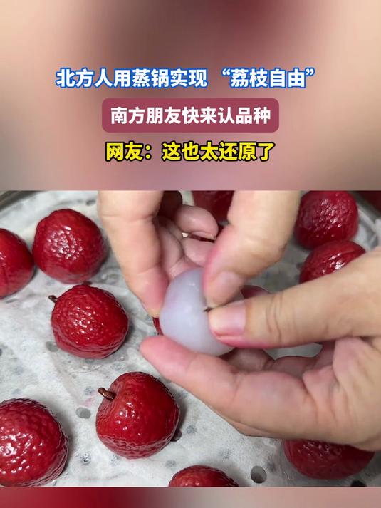 绝了！北方人用蒸锅实现荔枝自由，求品种鉴定