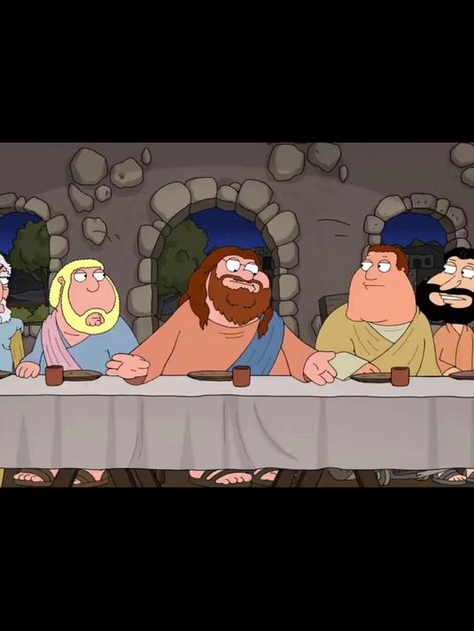 《最后的晚餐》恶搞之家