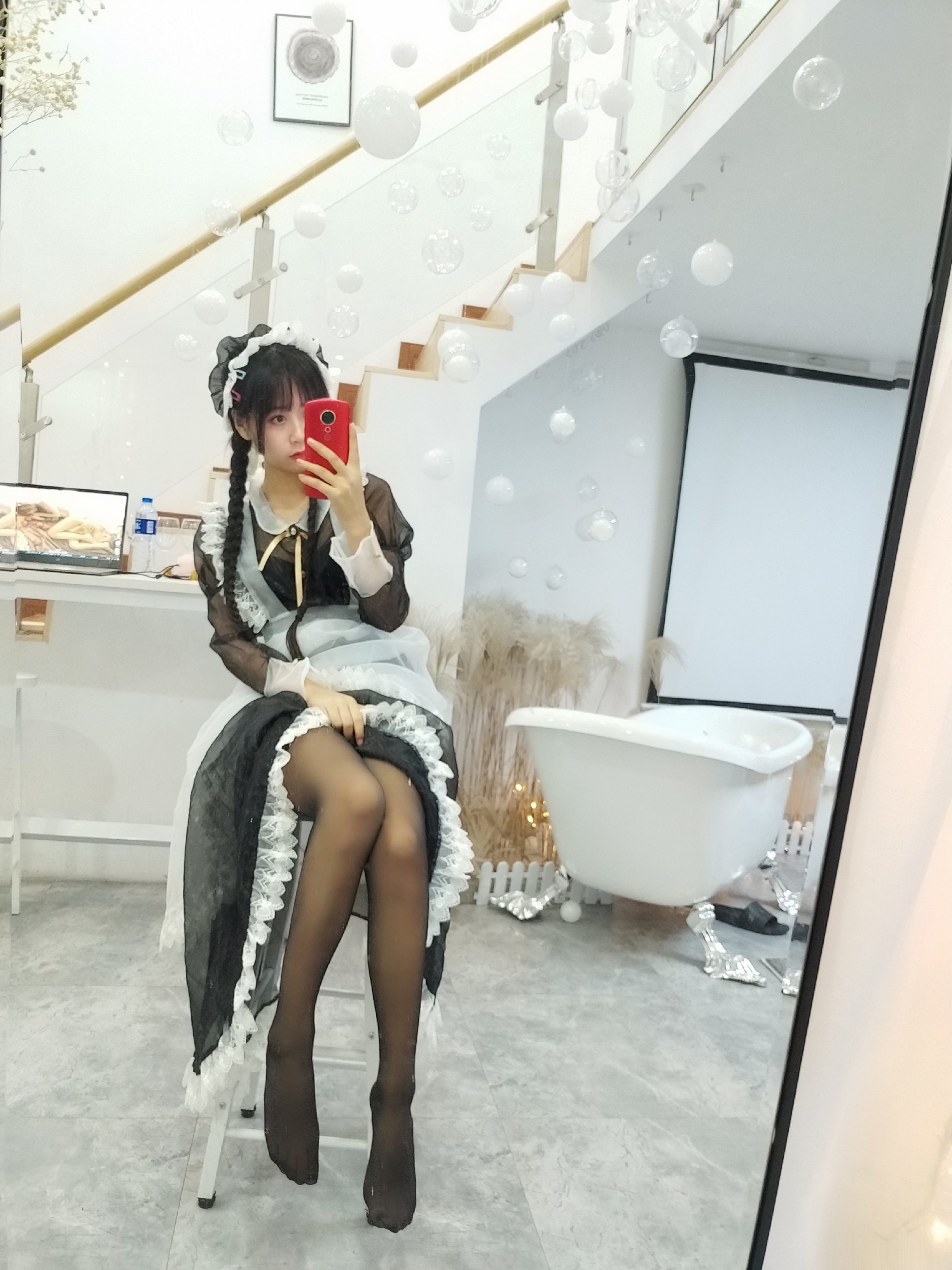 图片[22]-萌芽儿o0 NO.004 透明女仆自拍 [24P90M]-六色网