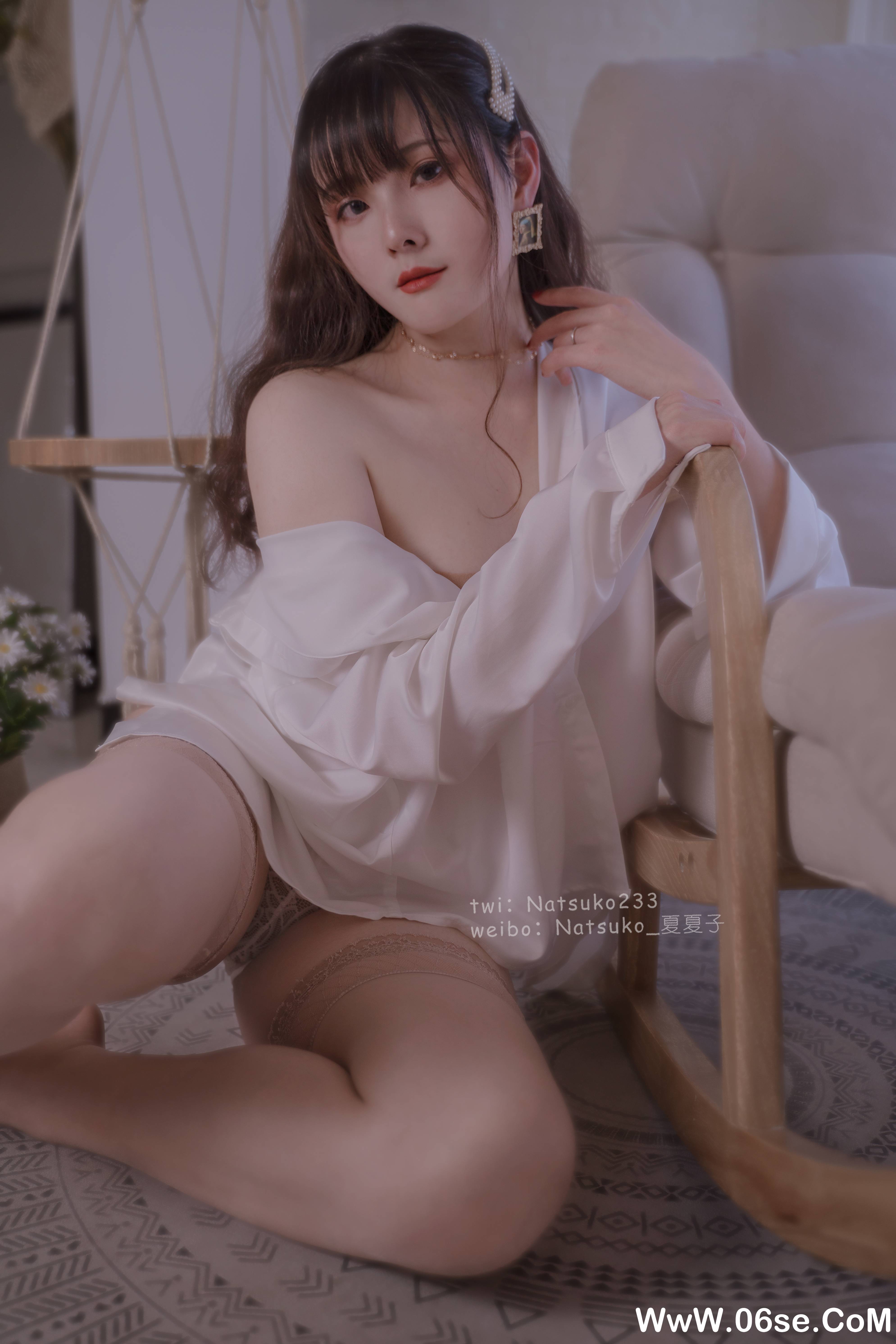 Natsuko夏夏子 NO.001 — 男友衬衫[35P300M]-六色网