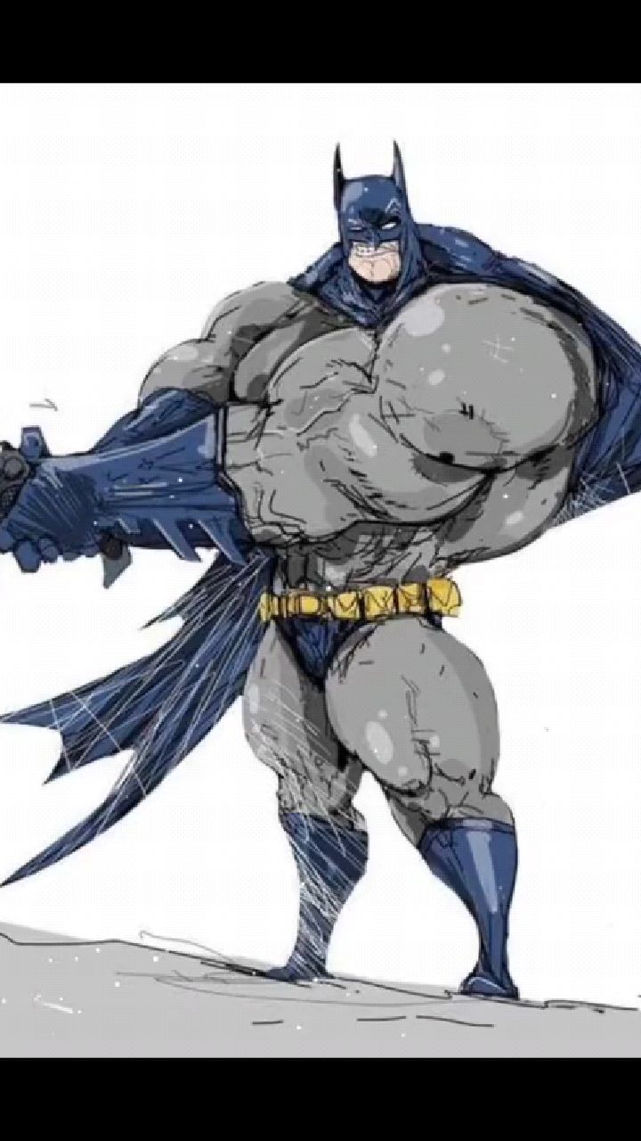 当动漫人物长出巨大肌肉