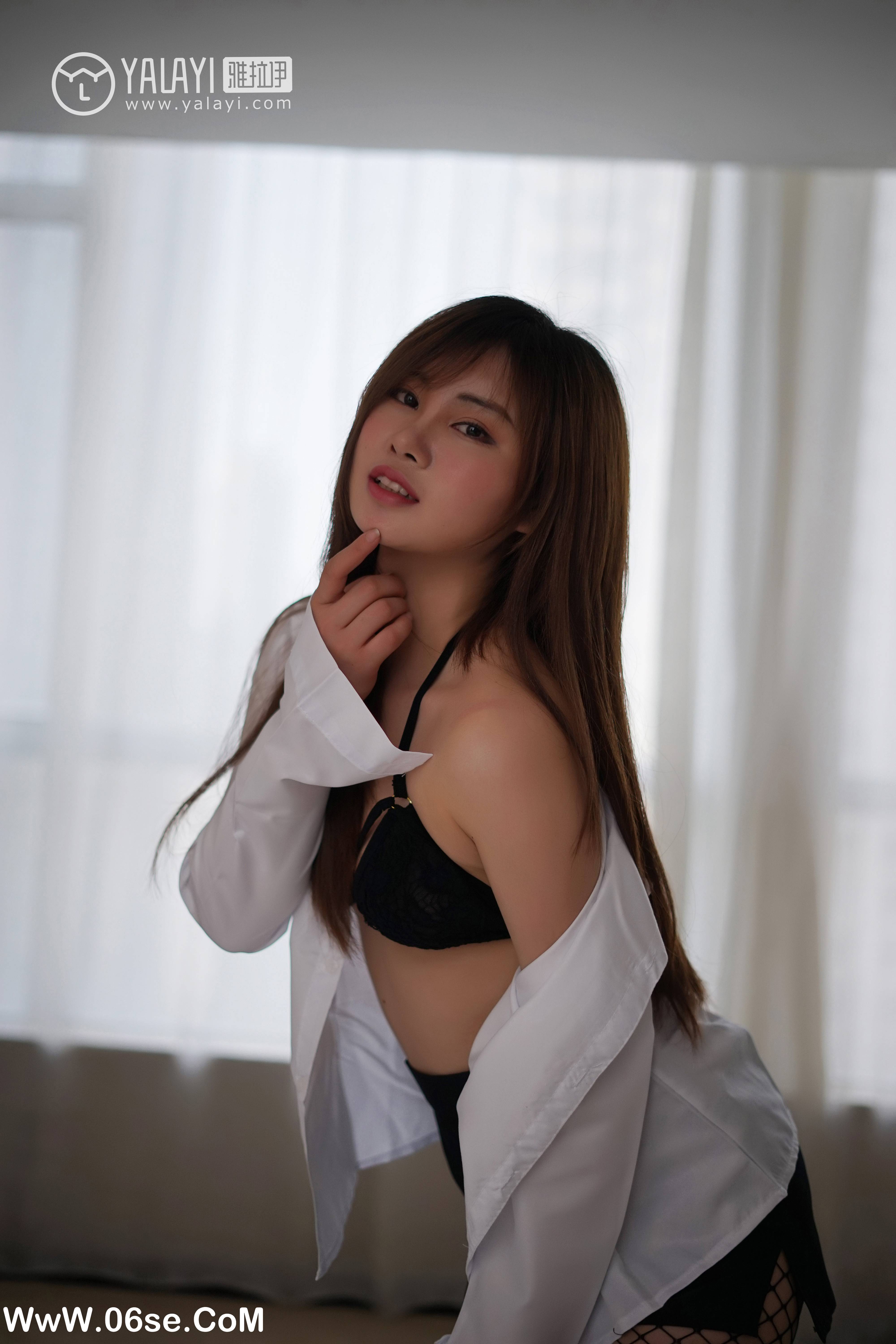 图片[5]-[YALAYI雅拉伊] NO.002 妮妮的黑丝诱惑 艾妮妮-六色网