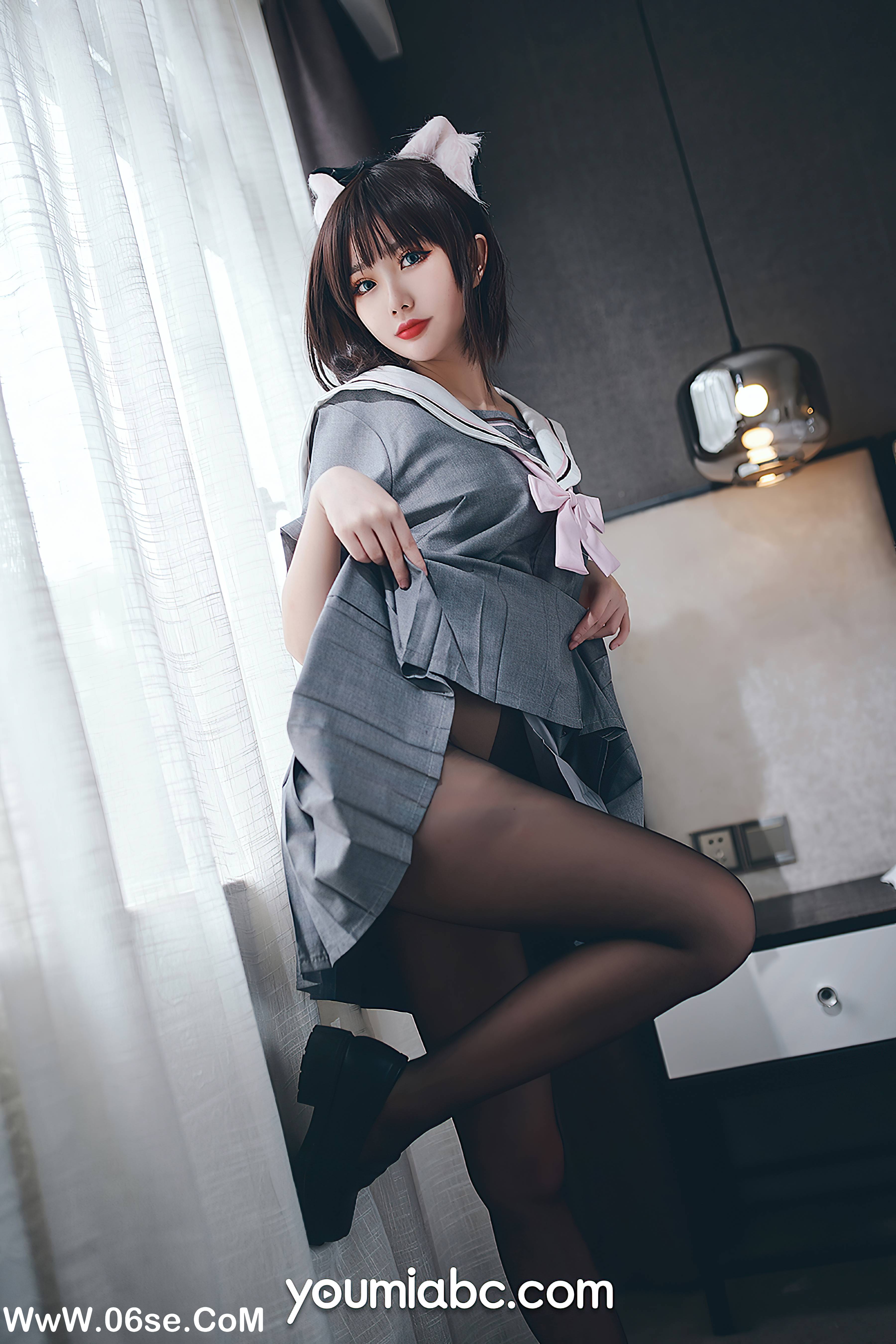 图片[8]-[YouMi尤蜜] 2020.11.10 制服猫娘 您的蛋蛋[43+1P843M]-六色网