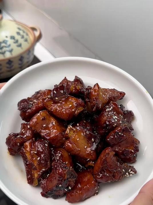 孩子点名要吃的可乐排骨