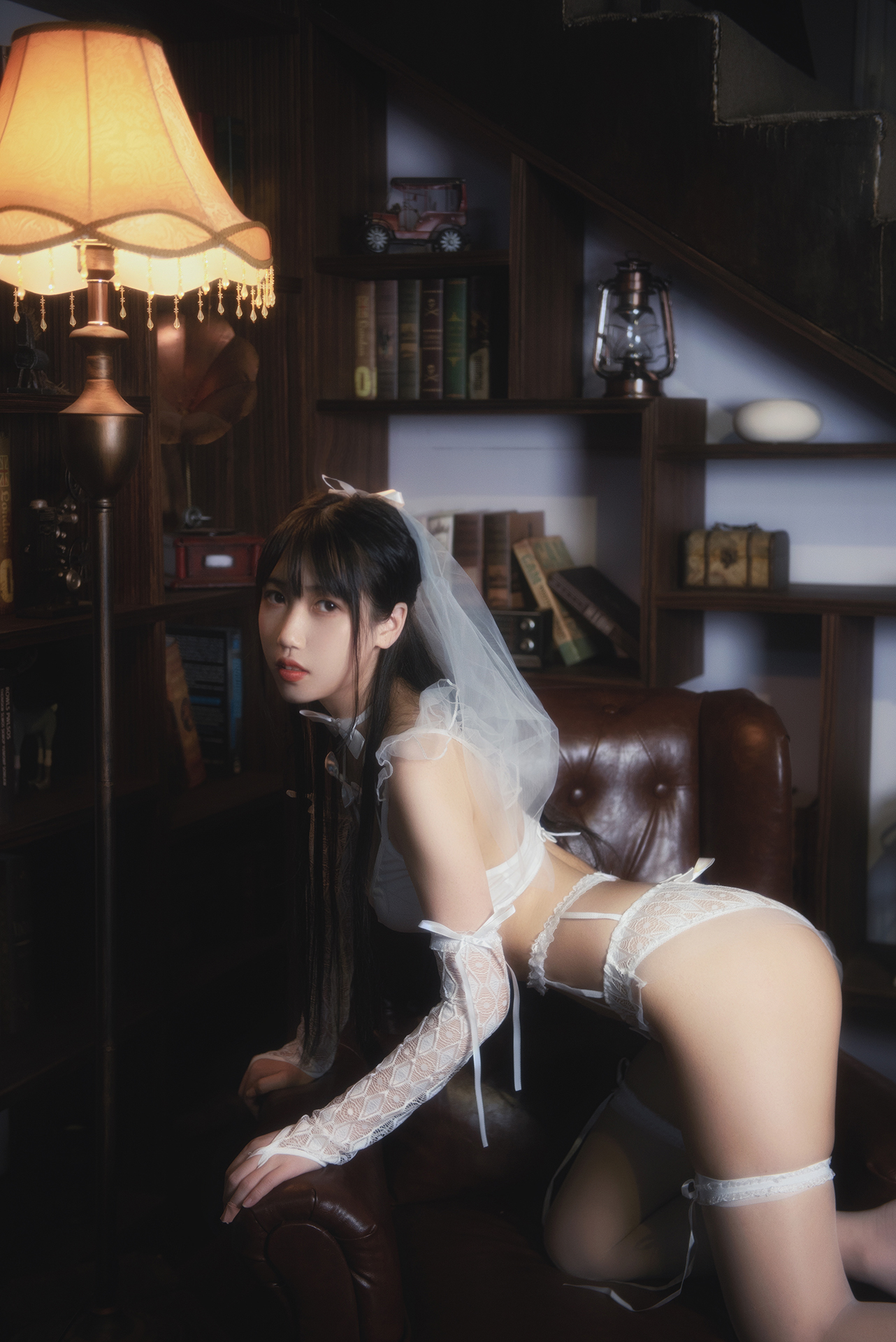 图片[7]-不呆猫 NO.022 — 白色情趣婚纱[24P32M]-六色网