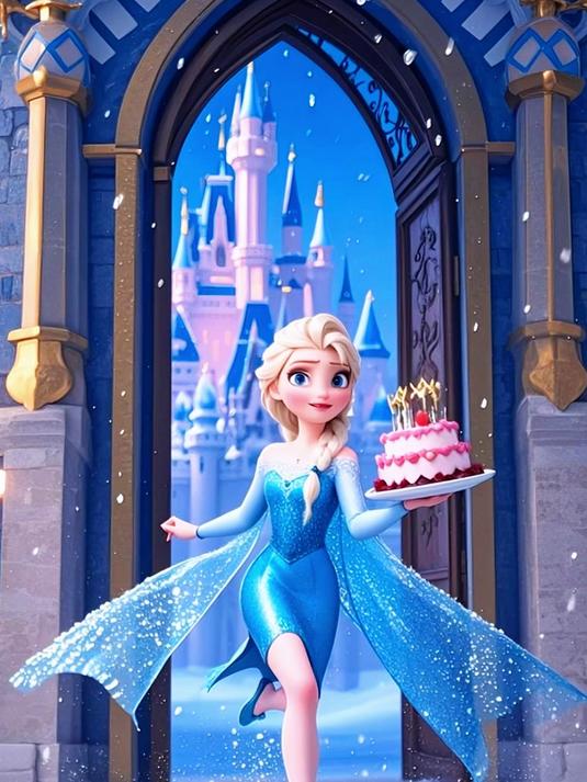 艾莎的生日蛋糕