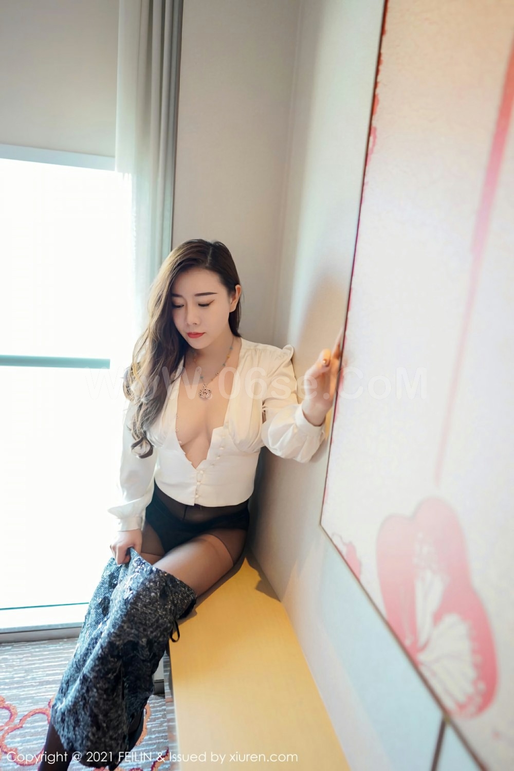 图片[20]-[FEILIN嗲囡囡] 2021.07.05 VOL.400 王婉悠Queen-六色网