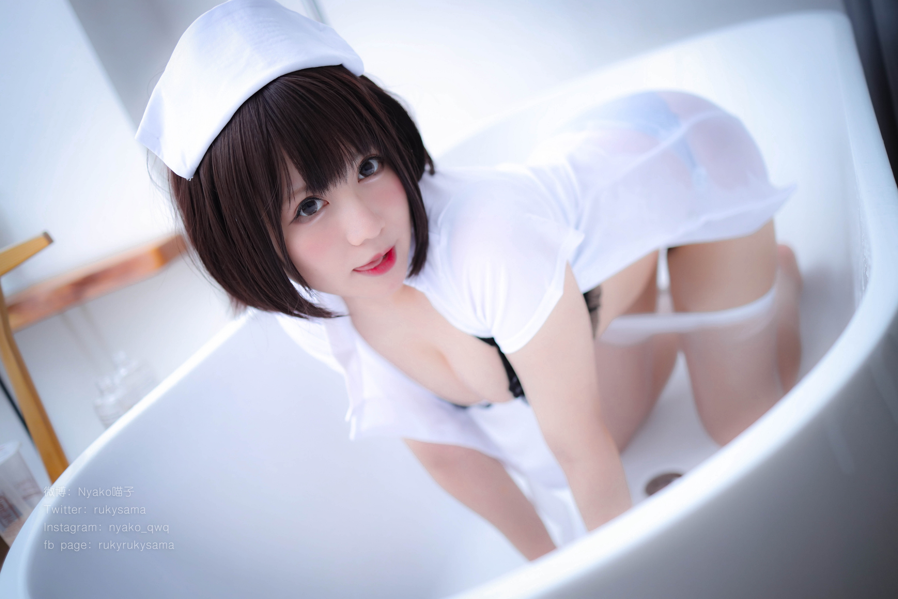 图片[71]-Nyako喵子 NO.002 – 护士服[155P+4V865M]-六色网